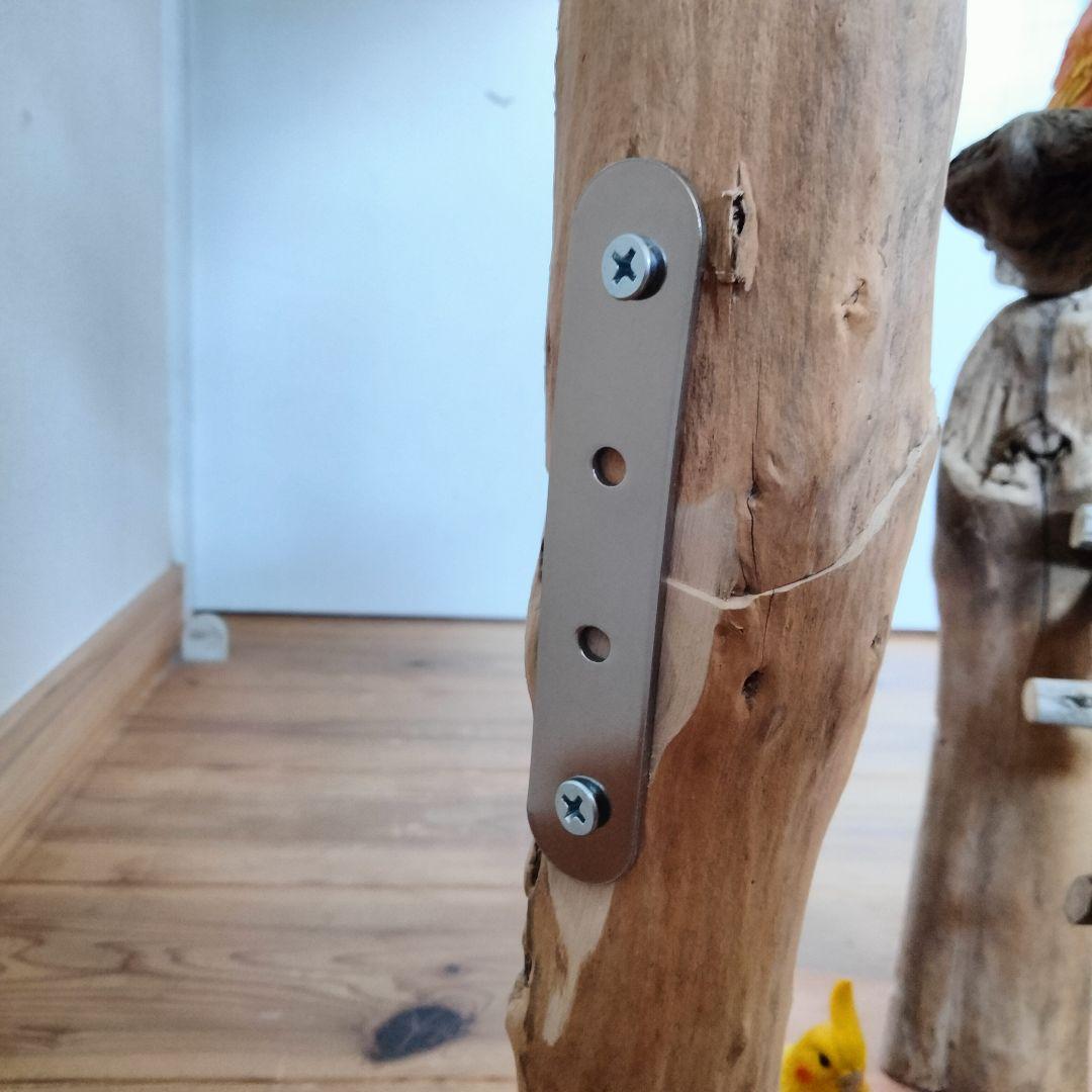 おつぶバードアスレチックジム㊽ 天然木 自然木 流木 止まり木 インコ