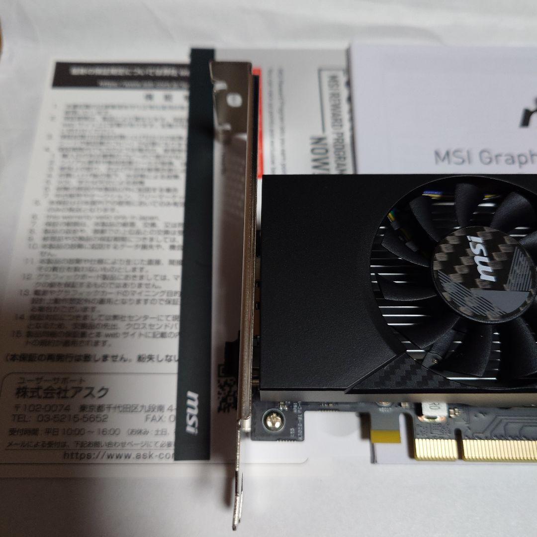 MSI GeForce RTX 3050 Lp 6GB ロープロ