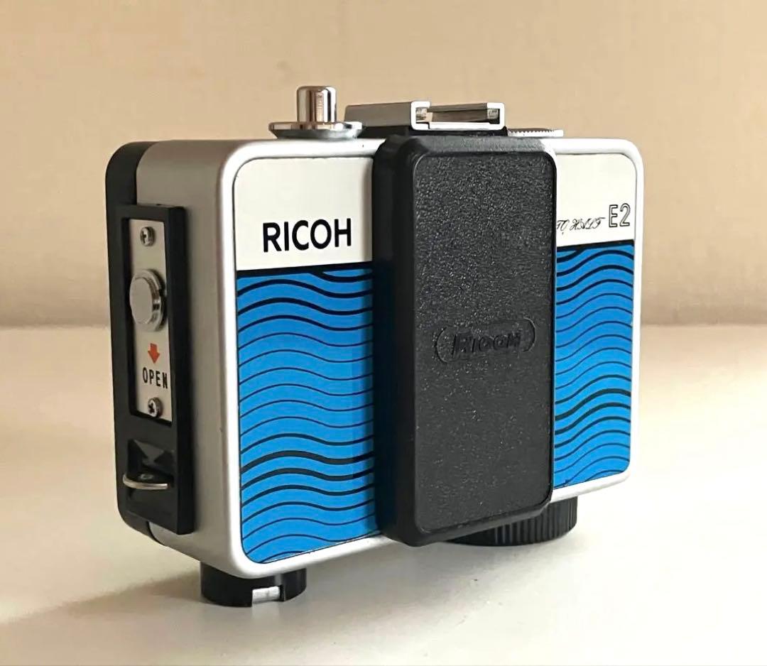 RICOH AUTO HALF E2 オートハーフ希少色　ラインブルー　超美品