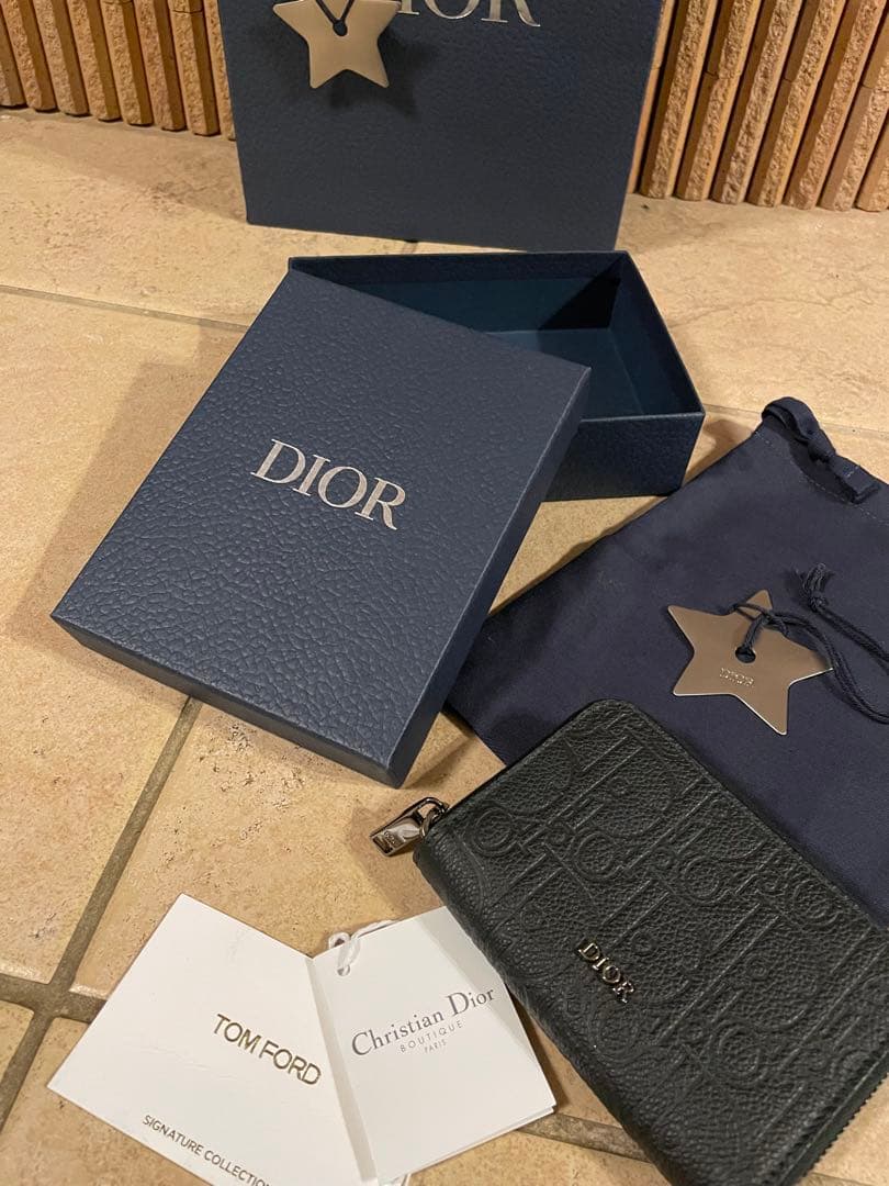 Dior メンズ　ジップケース　ウォレット　新品同様