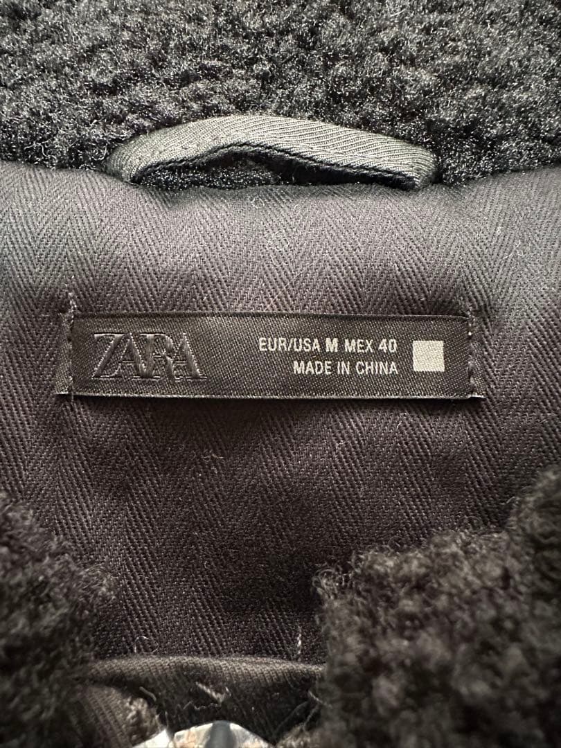 ZARA コンビボンバージャケット