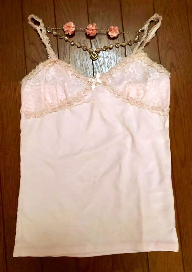 LIZ LISA キャミソール ピンク チャーム付