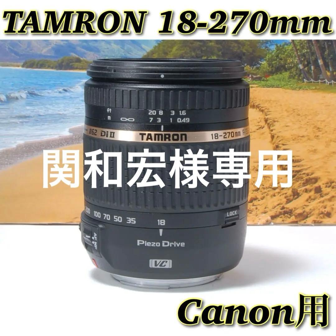 これ1本で近くから遠くまで✨TAMRON Canon用 18-270mm 高倍率
