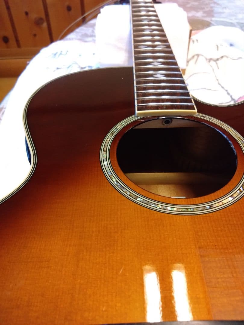 タカミネTCP-480ASG サンバーストタバコ　プリアンプ搭載