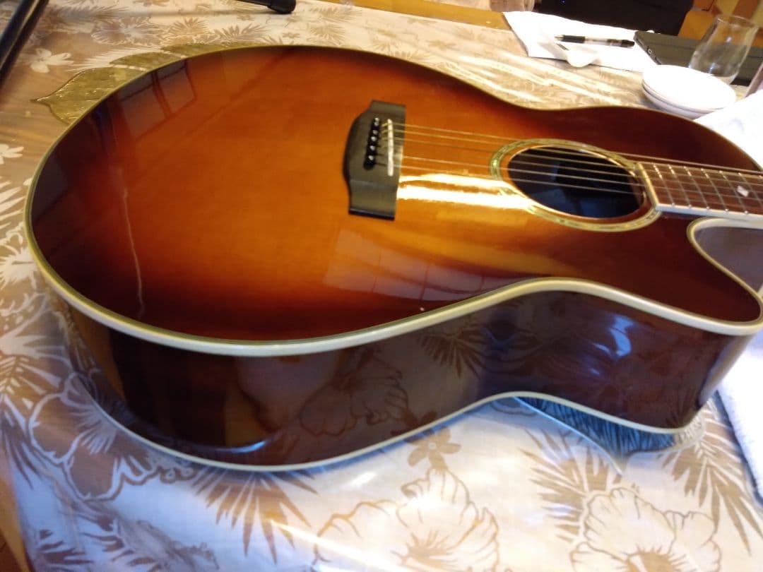 タカミネTCP-480ASG サンバーストタバコ　プリアンプ搭載