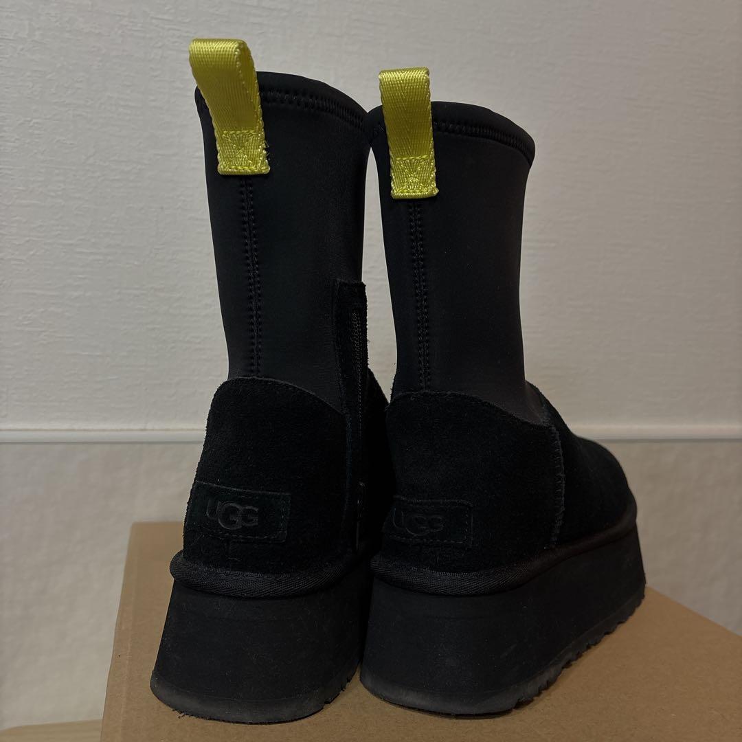 UGG ブラック ブーツ　CLASSIC DIPPER ムートン　ロング