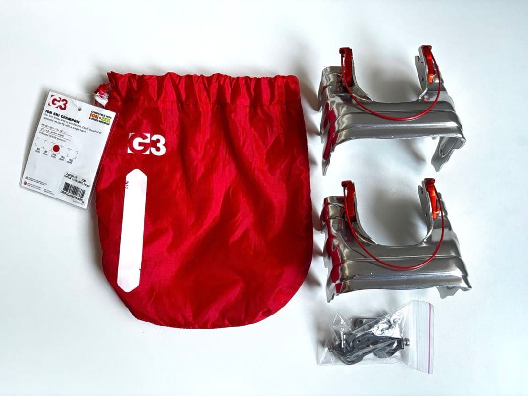 【未使用】G3 スキー アイゼン クランポン 105mm ION ZED 両対応