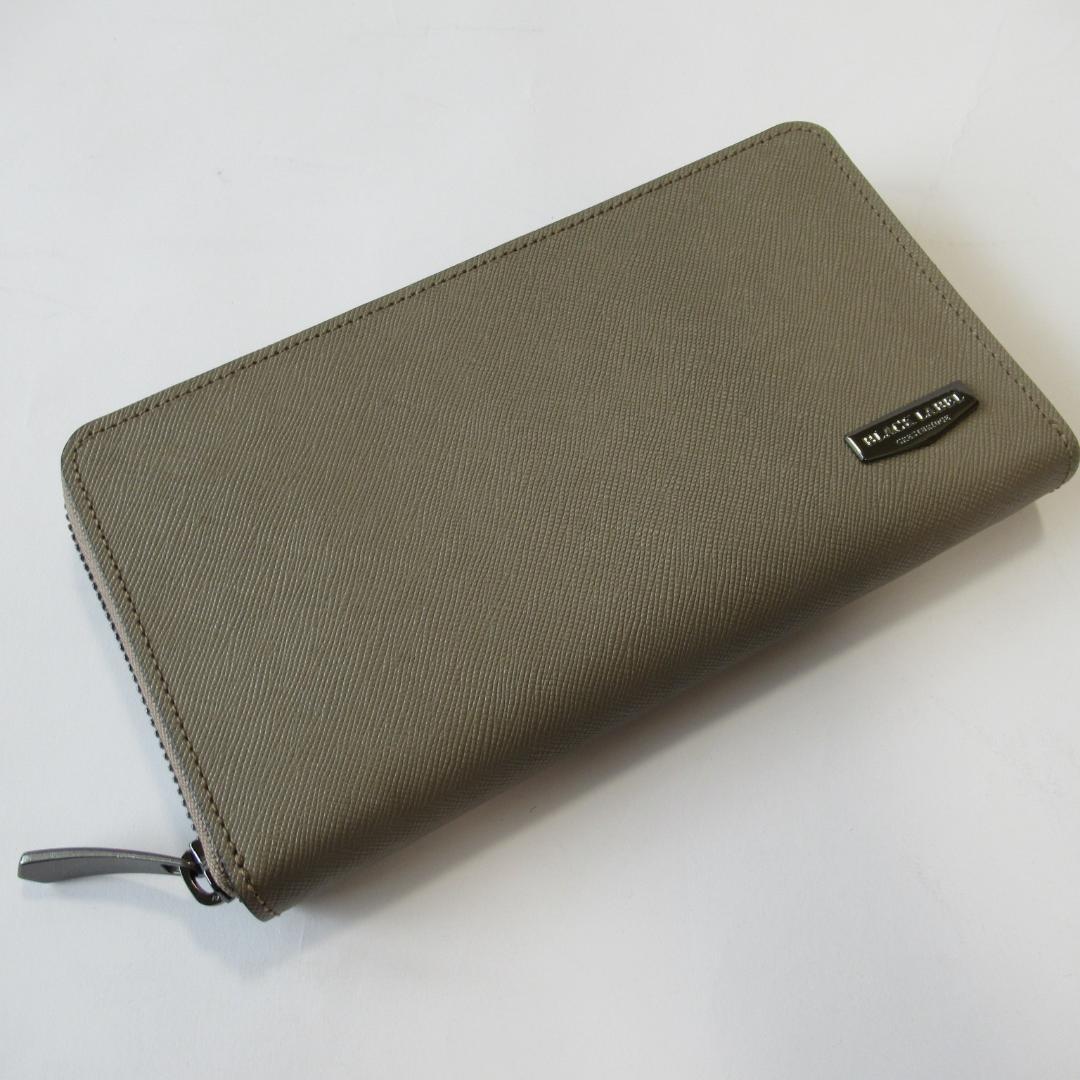 ブラックレーベルクレストブリッジ新品 ラウンドジップウォレット/長財布