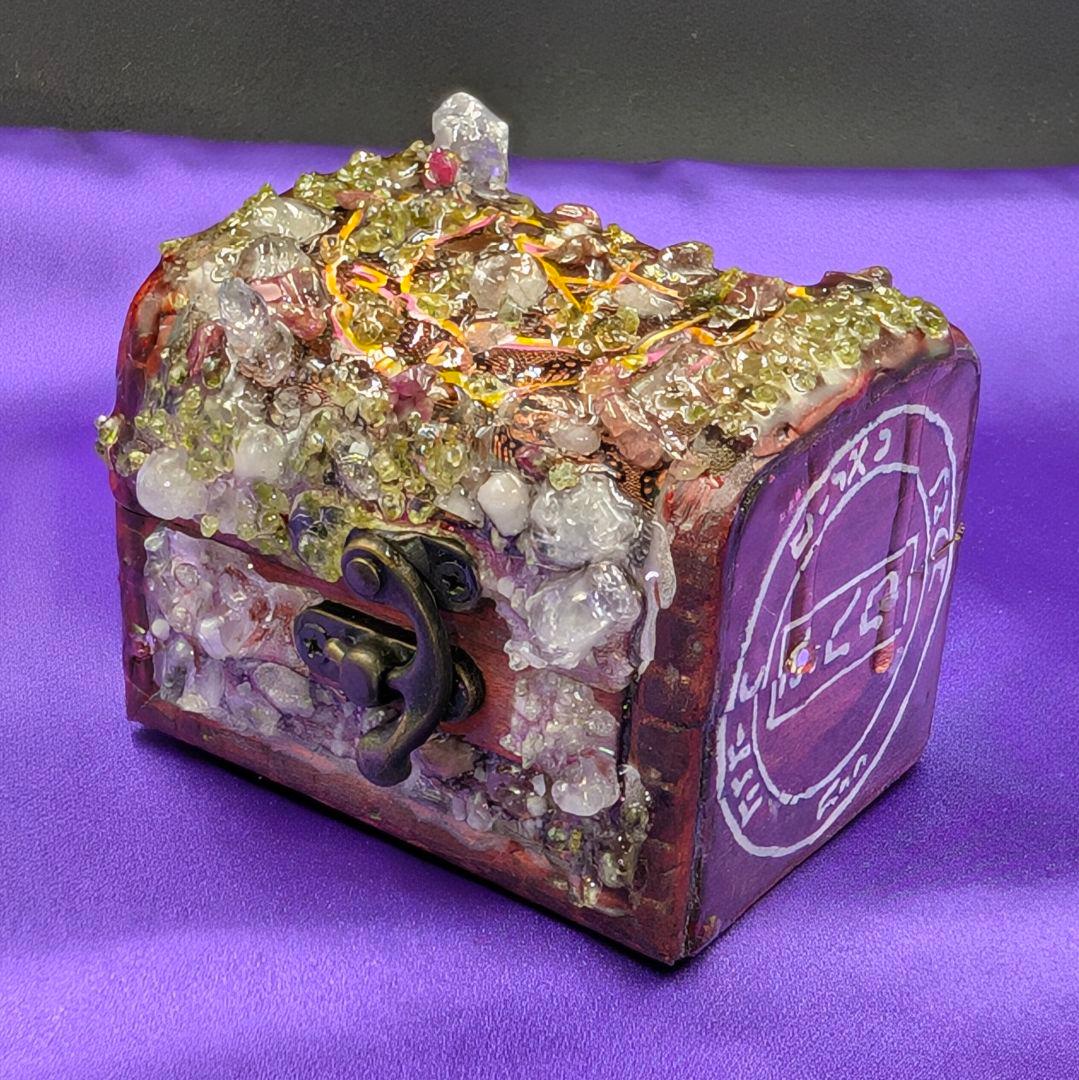 ※1点物『財宝をもたらす不思議な印章とペンタグラムの量子オルゴンBOX』