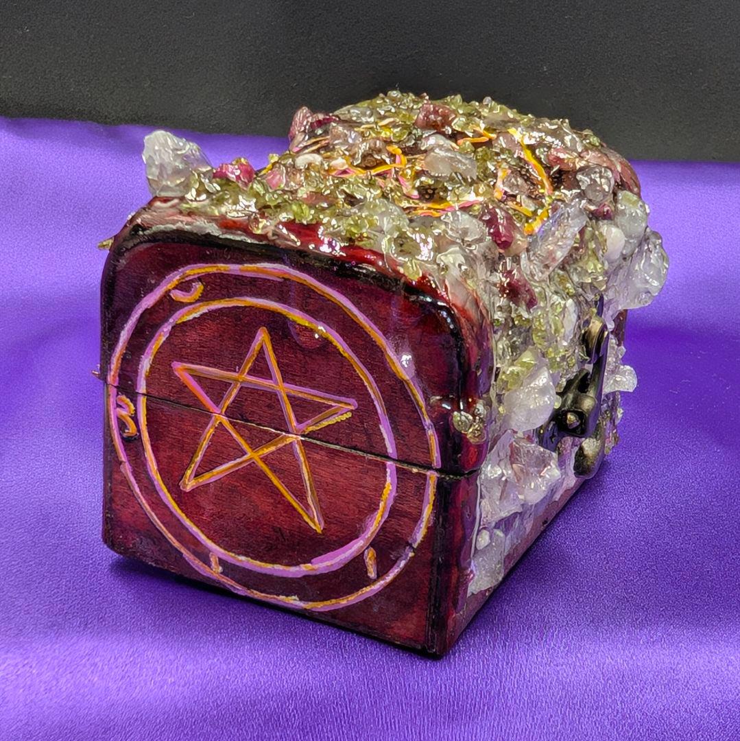 ※1点物『財宝をもたらす不思議な印章とペンタグラムの量子オルゴンBOX』