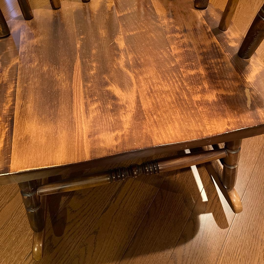 【只今お買い得価格】ロッキングチェア・レトロ・アンティーク木製椅子