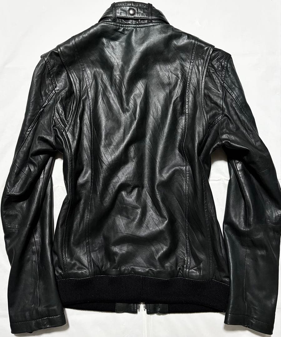 アメリカンラグシー 5万円程 柔らか 羊革 ラム レザー ジャケット ライダース