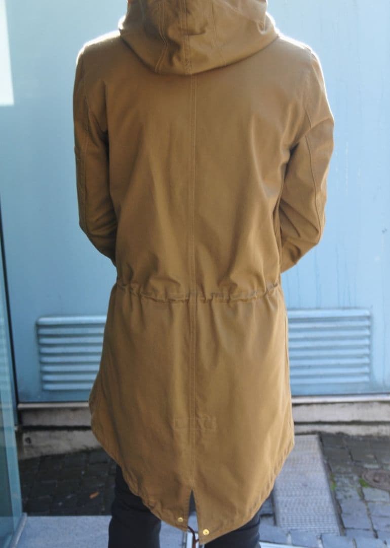 ガラアーベント モッズコート 黒 ブラック ロング丈 M