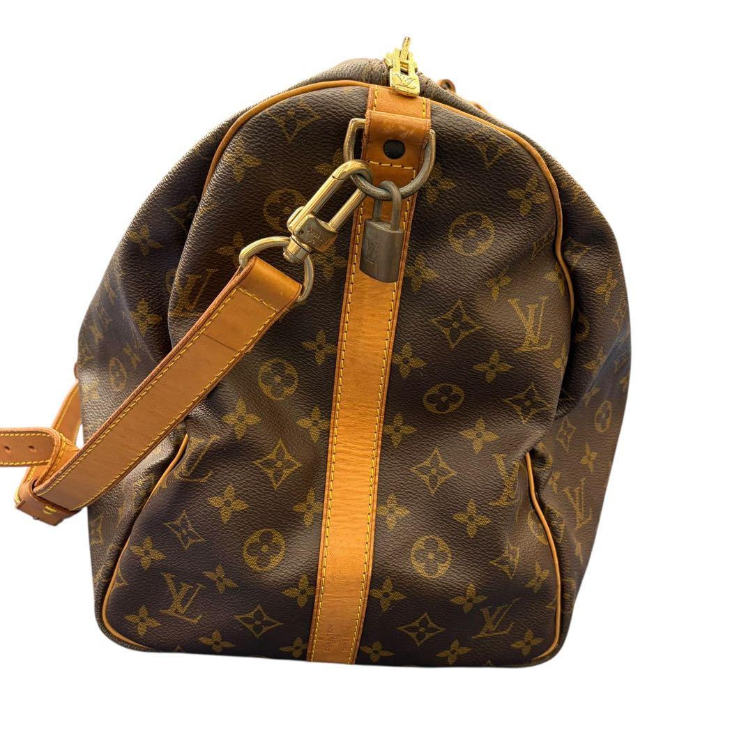 [鑑定済] ルイヴィトン モノグラム キーポルバンドリエール55 M41414