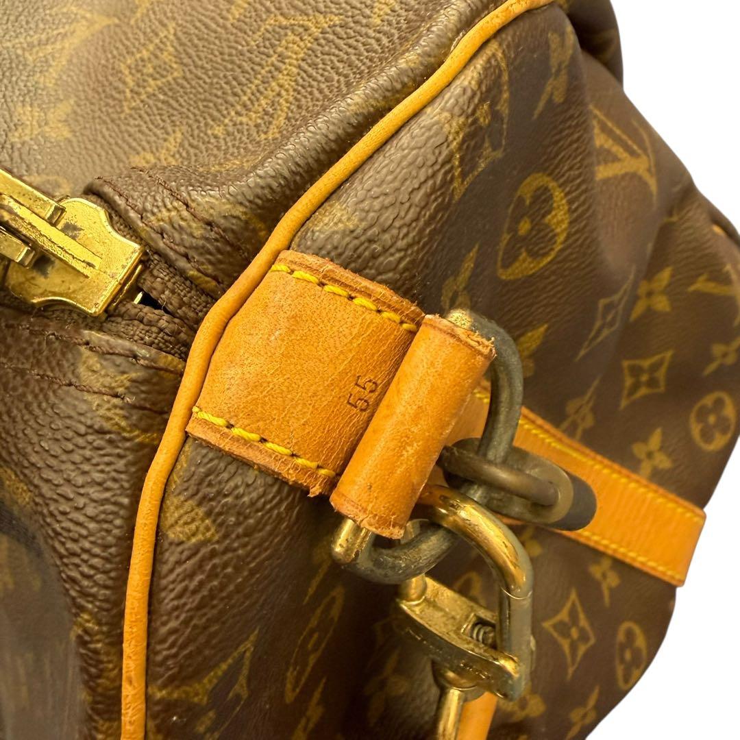 [鑑定済] ルイヴィトン モノグラム キーポルバンドリエール55 M41414