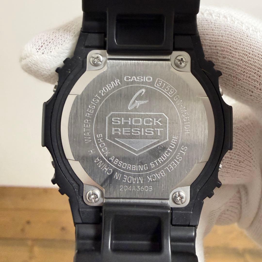 【美品】CASIO G-SHOCK GW-M5610R-1JF 電波ソーラー