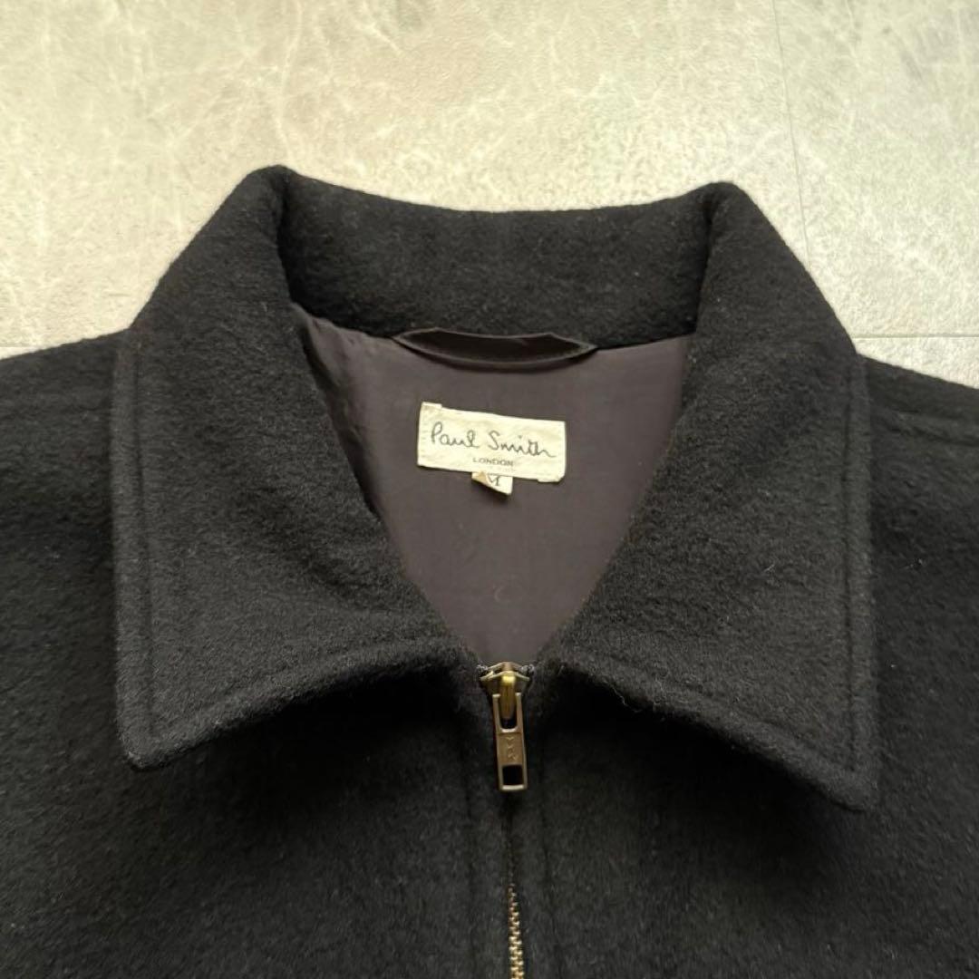 Paul Smith 短丈　ドリズラージャケット　ウール素材　ブラック