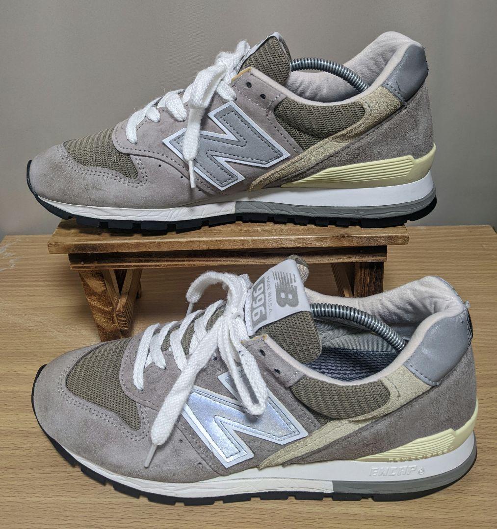 New BalanceM996　USA製　ランニングシューズグレーサイズ26cm