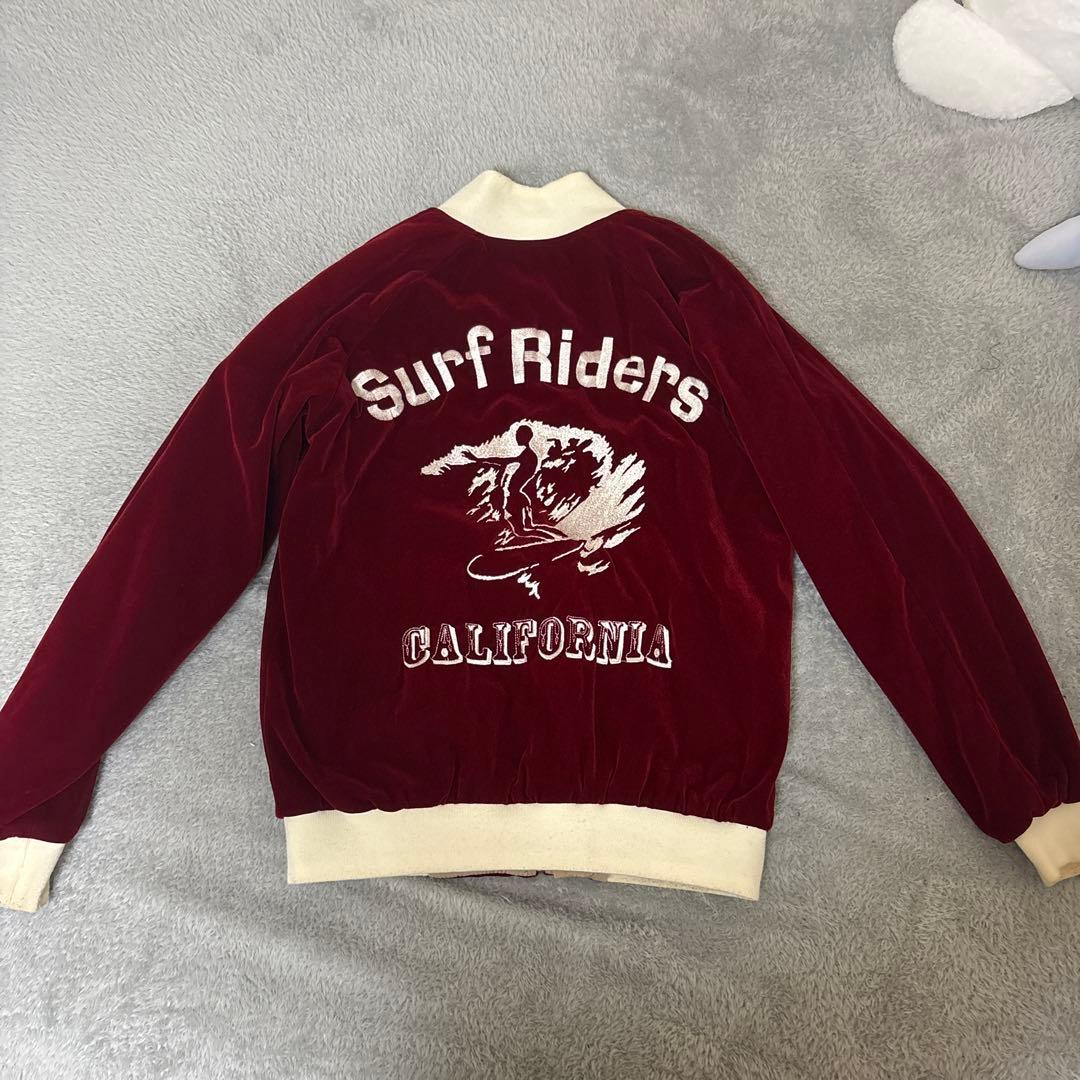 ワインレッド ベルベット スカジャン