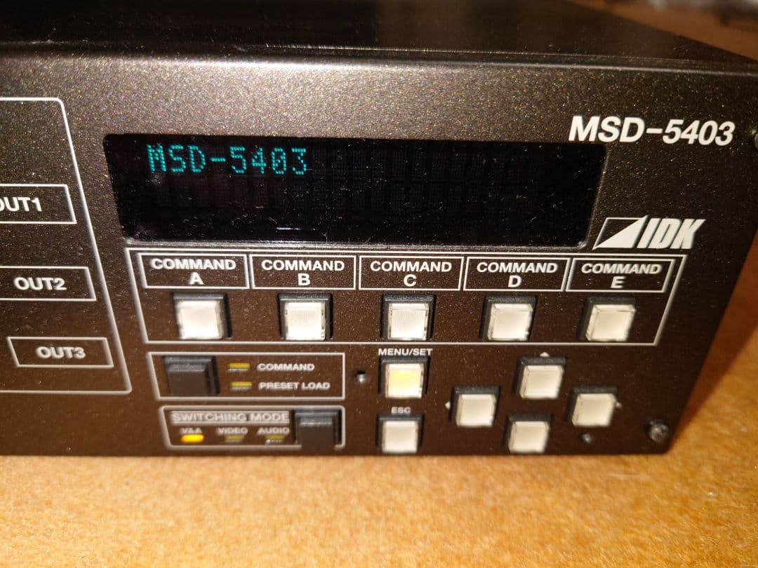 IDK MSD-5403 デジタルマルチスイッチャー