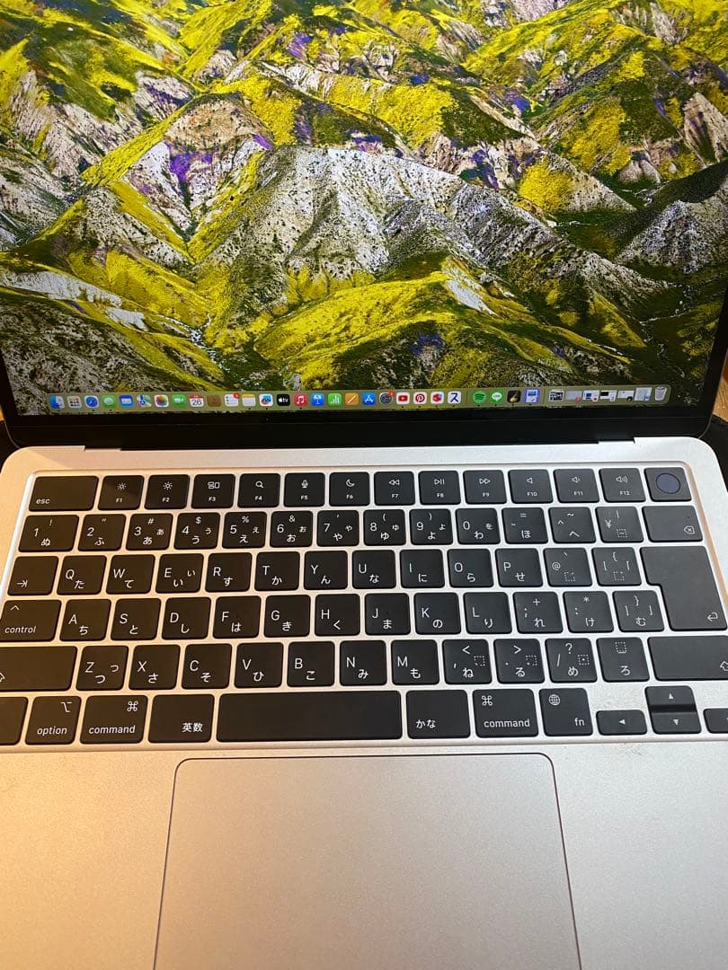 美品Apple MacBook Air M2 バッテリー容量100%