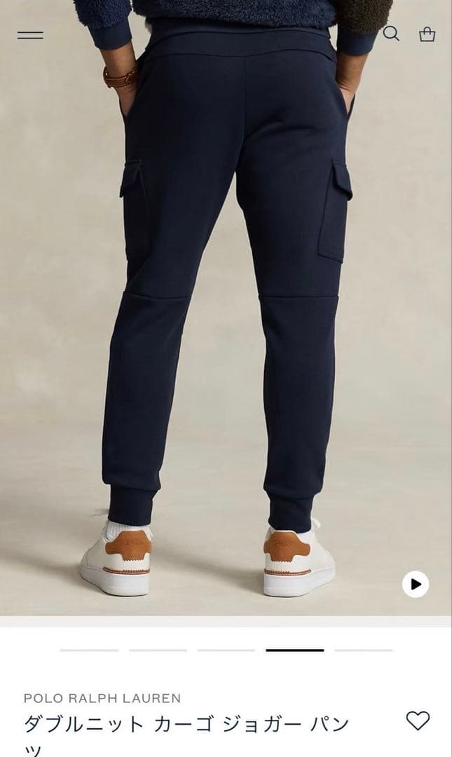 ラルフローレン　セットアップ　ネイビー