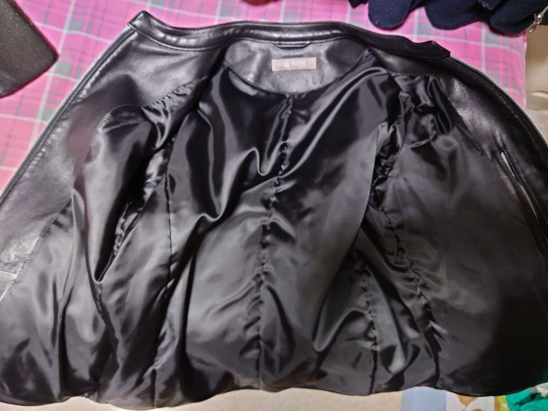 新品未使用　ナノ・ユニバース　シープレザーライダースジャケット