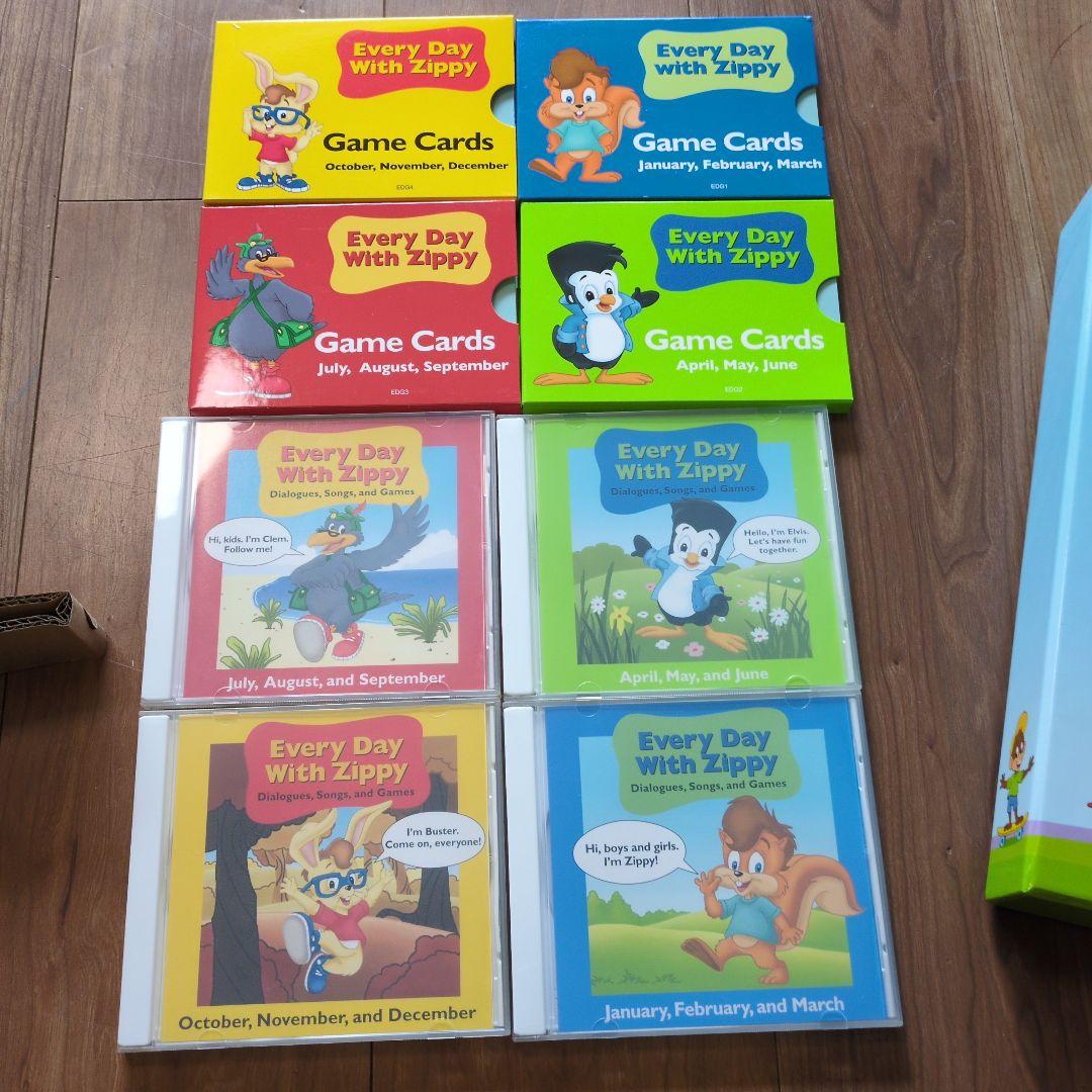 Zippy English for Kids DVD ゲームカードセット