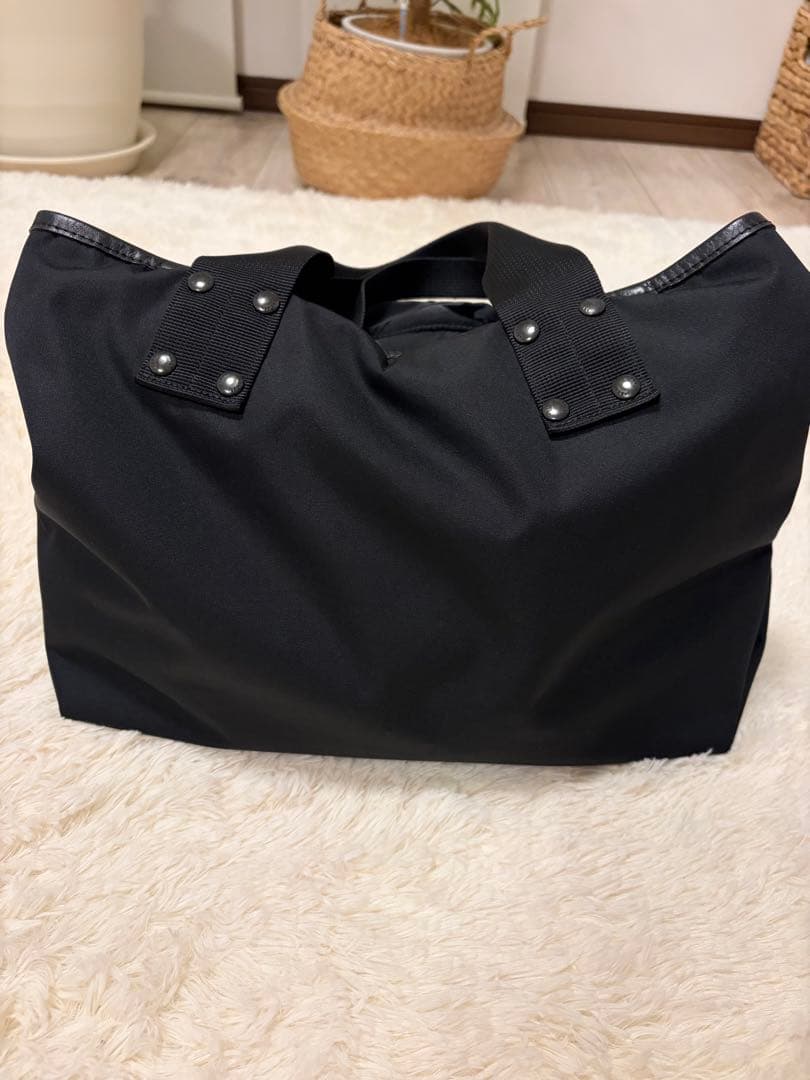 正規品　sacai 24-0698sブラックナイロン トートバッグ