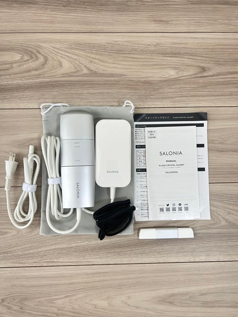 SALONIA サロニア フラッシュクリスタルシルクエピSAL22205SL脱毛