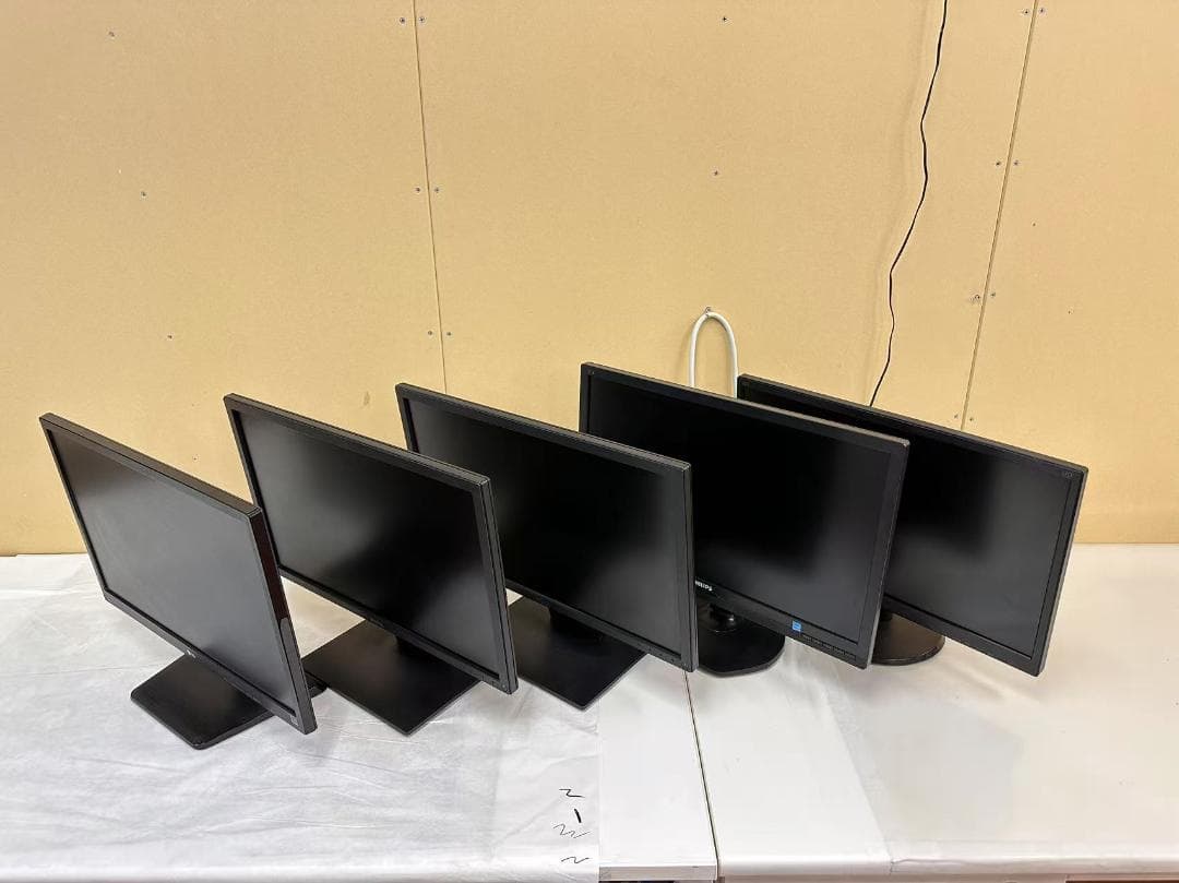 DELL●LG●PHILIPS デスクモニター 5台セット 21.5インチ 中古