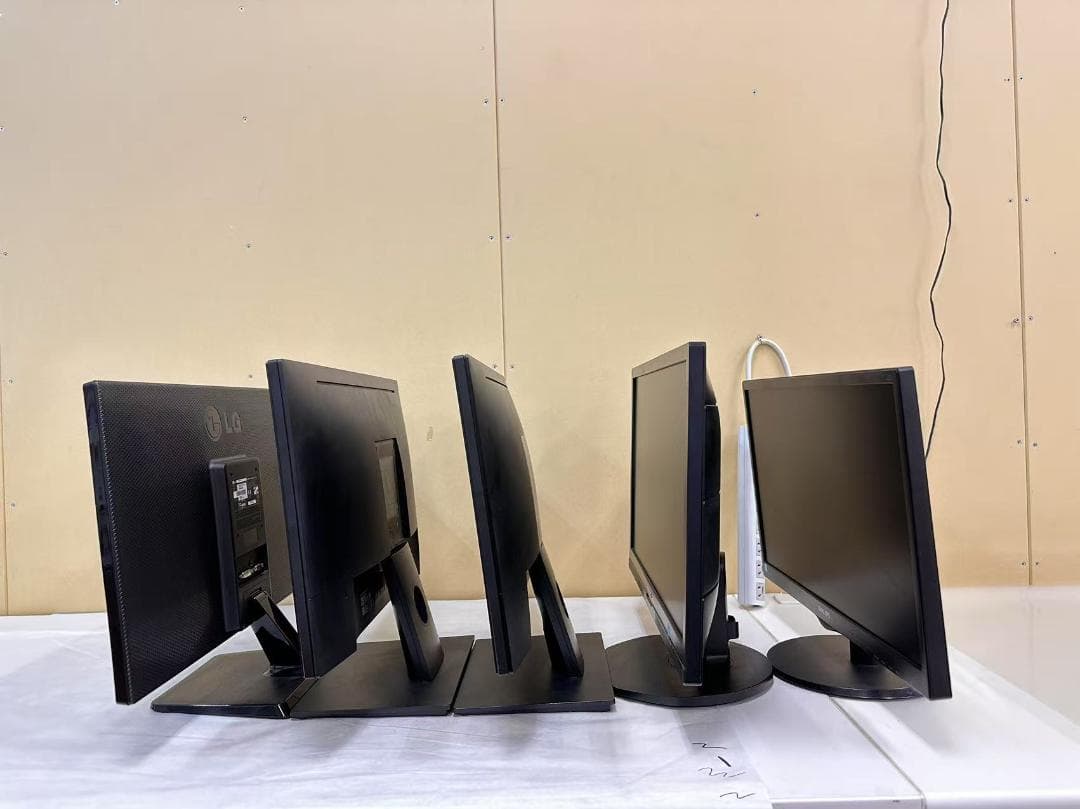 DELL●LG●PHILIPS デスクモニター 5台セット 21.5インチ 中古