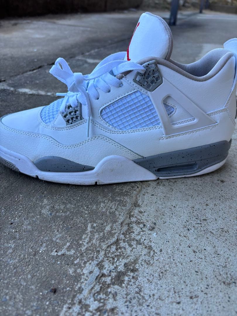 NIKE Air Jordan 4 TechWhite ホワイトオレオ 28cm