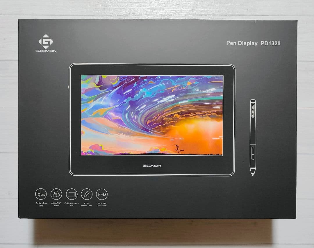 GAOMON 液タブ 13.3インチ PD1320 使用品