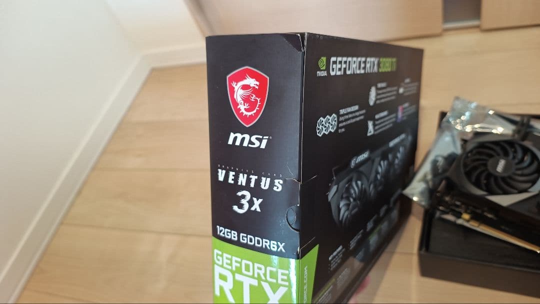 【値下げ済み】MSI GeForce RTX 3080 Ti VENTUS 3X