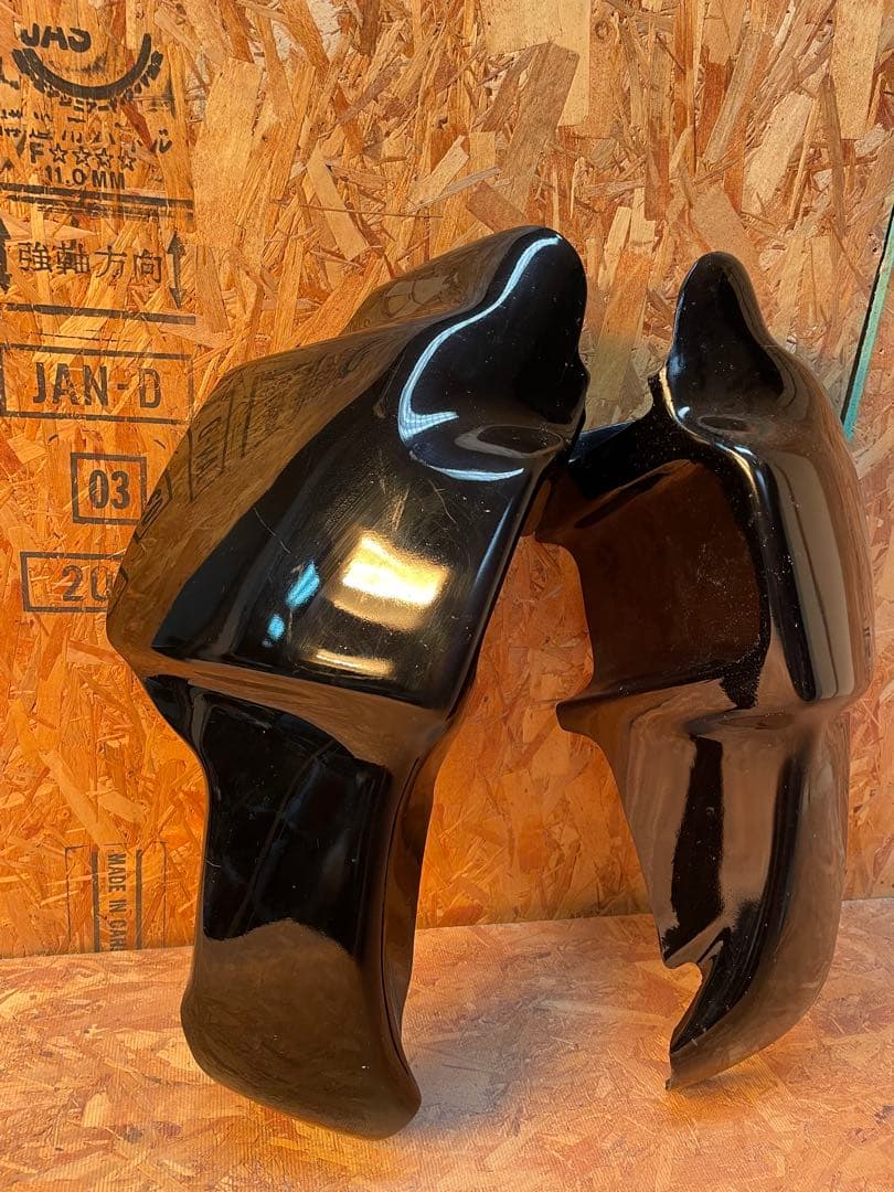 ハーレーFXRTレッグガード