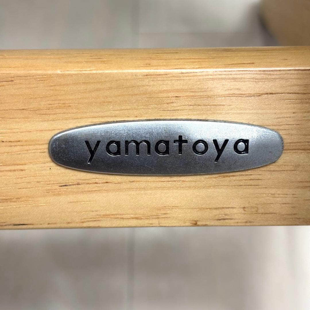 美品 大和屋 ヤマトヤ すくすくチェア スリムプラス テーブル付 ナチュラル