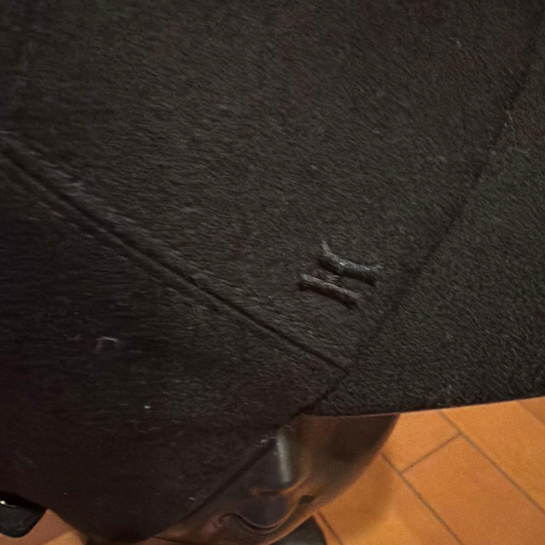 かずきんぐ エルメス　ブラック カシミヤ　キャプ