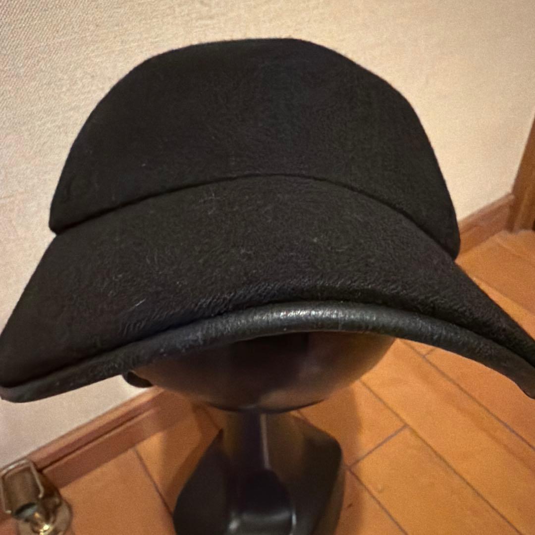 かずきんぐ エルメス　ブラック カシミヤ　キャプ