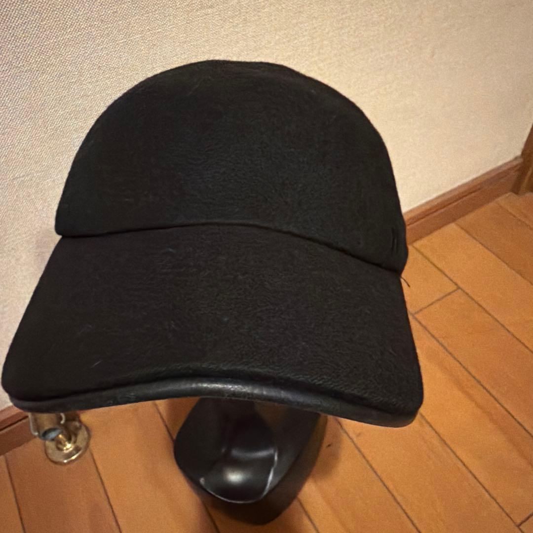 かずきんぐ エルメス　ブラック カシミヤ　キャプ