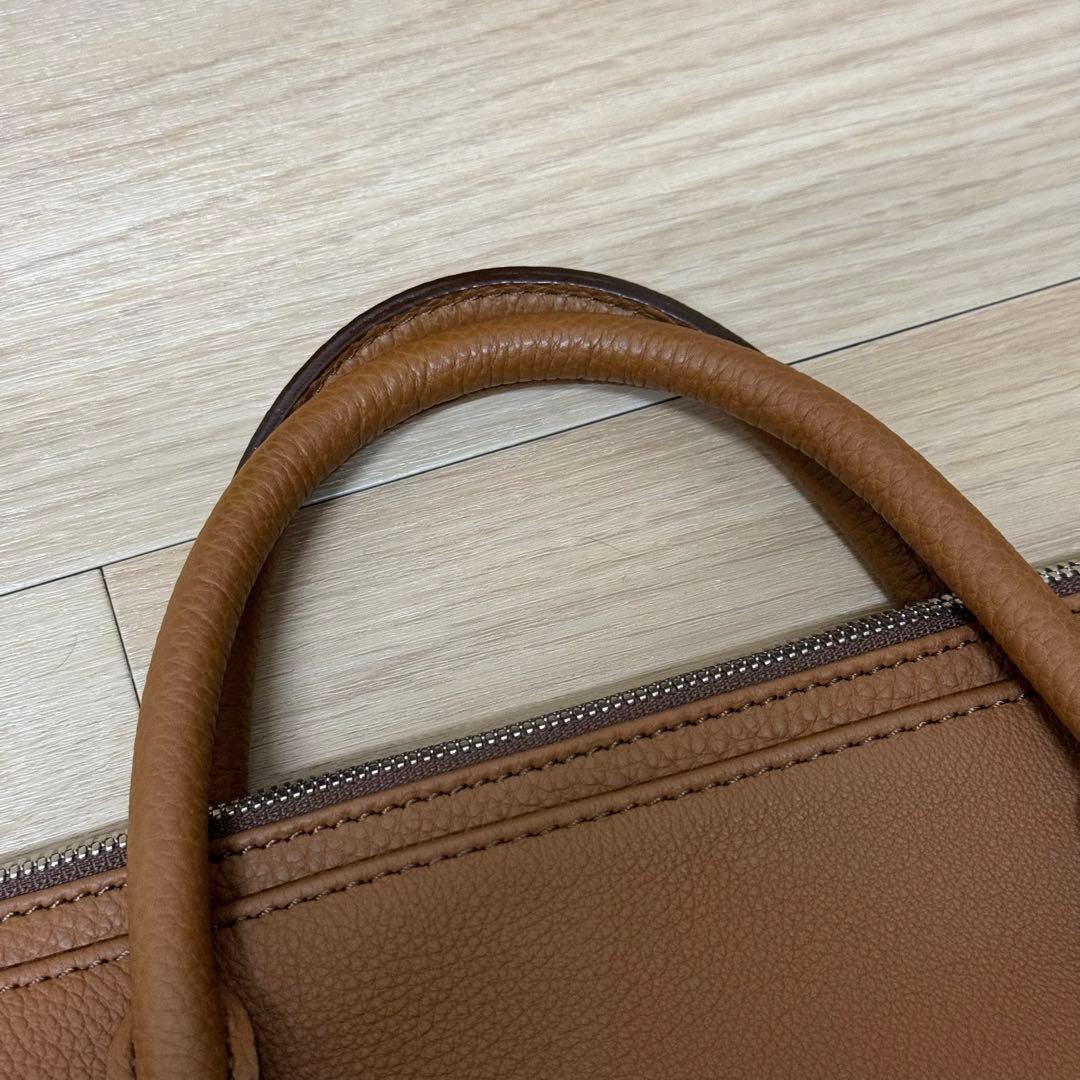 極上！銀座ヨシノヤ　ドイツシュリンク　ジップトップ　ビジネストートバッグ　A4