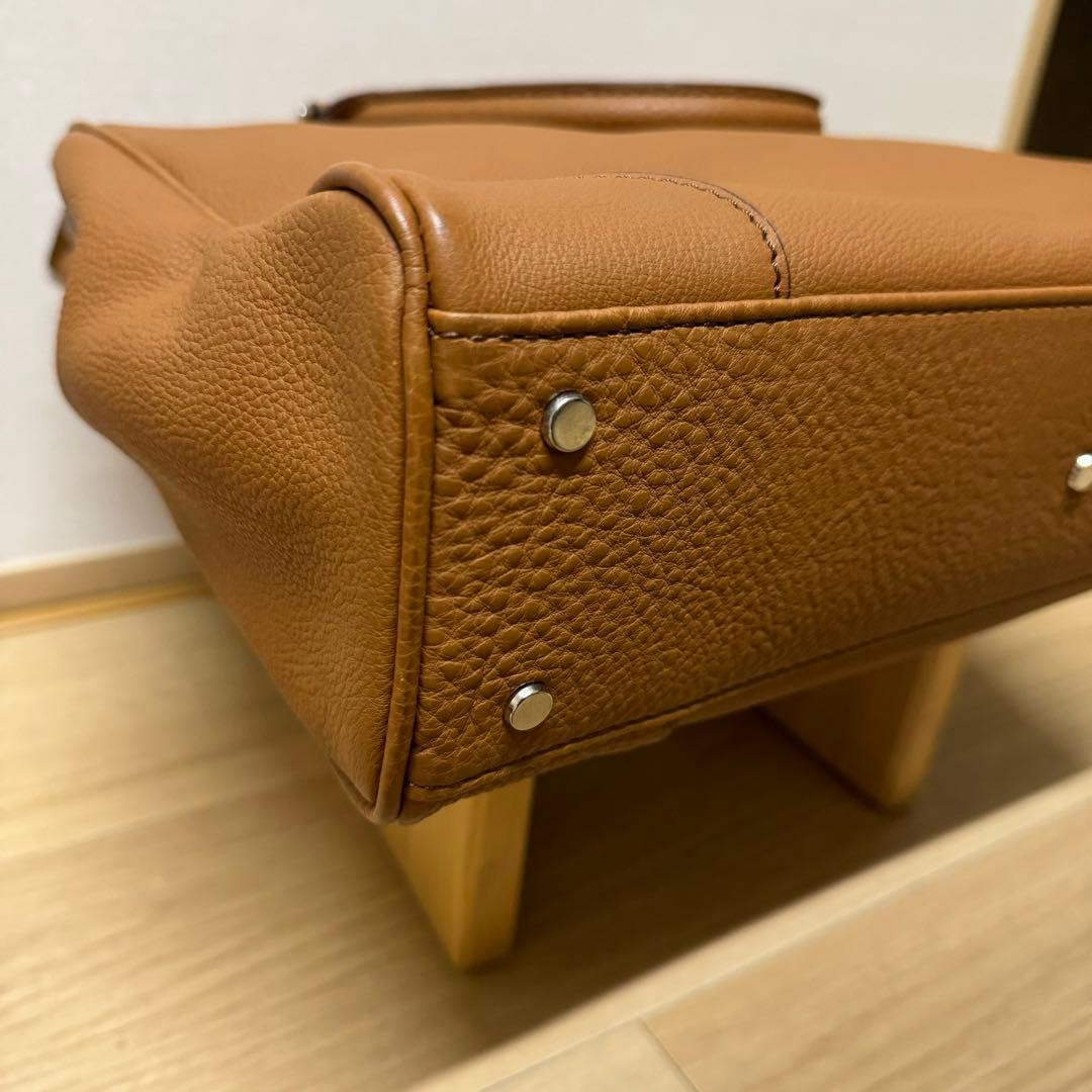 極上！銀座ヨシノヤ　ドイツシュリンク　ジップトップ　ビジネストートバッグ　A4