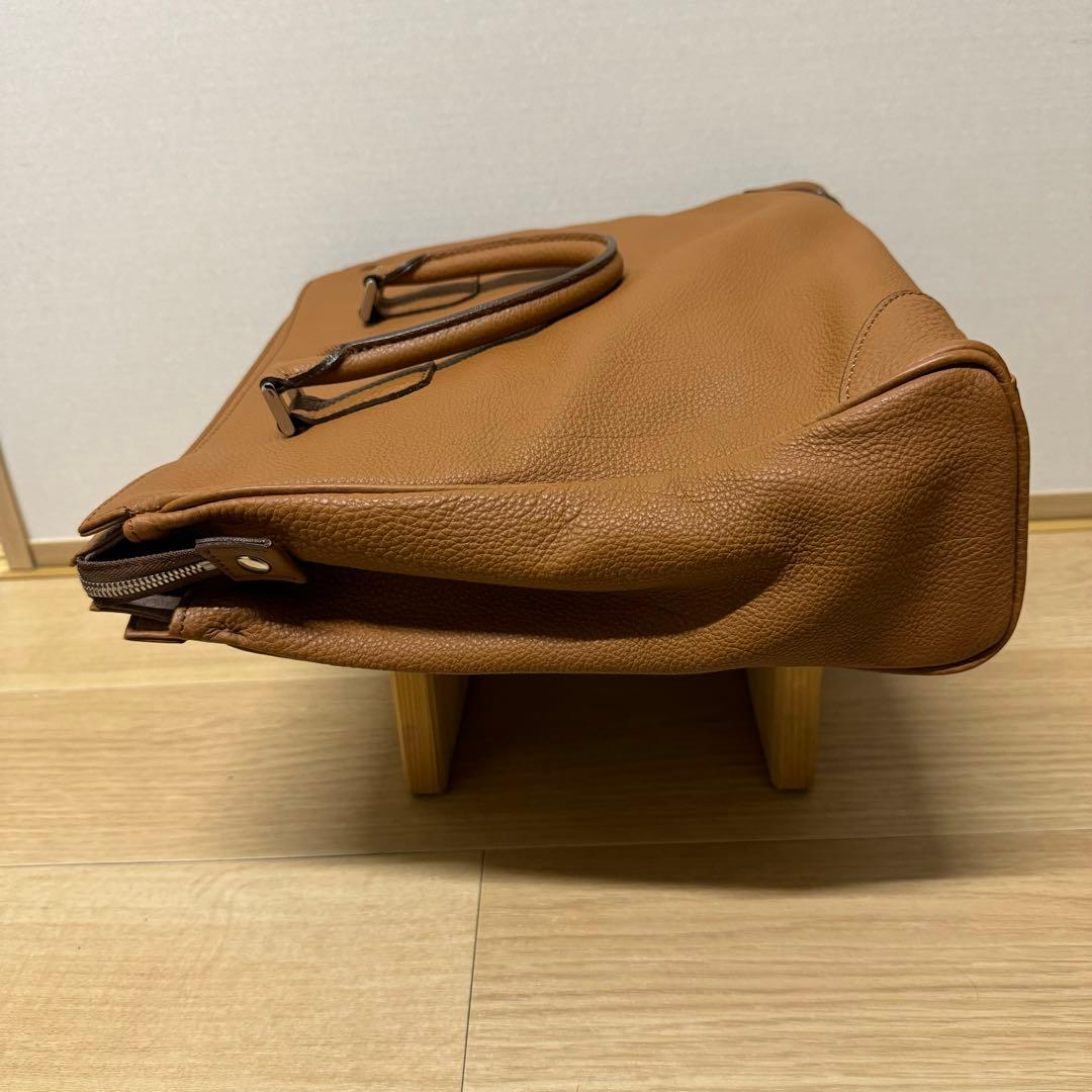 極上！銀座ヨシノヤ　ドイツシュリンク　ジップトップ　ビジネストートバッグ　A4