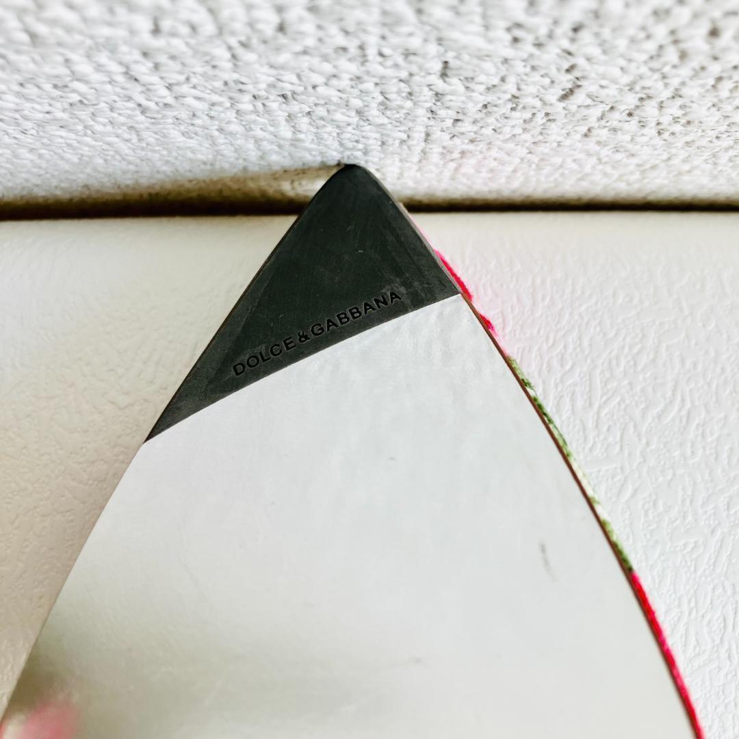 【美品】定価10.34万　ドルチェアンドガッバーナ　イタリア製　フローラルローズ