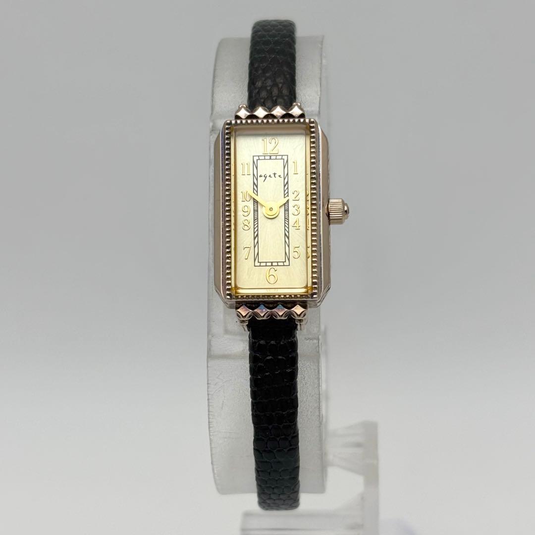 希少✨agete アガット 腕時計 0.014ct ダイヤ ゴールド 腕時計
