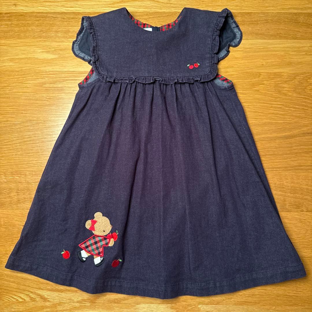 【BLUE様用】ファミリア　ジャンパースカート　90㎝