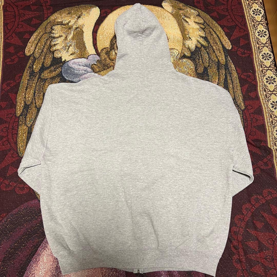 【即購入可】00sラッセルアスレチック無地グレージップパーカーヘビーウェイト