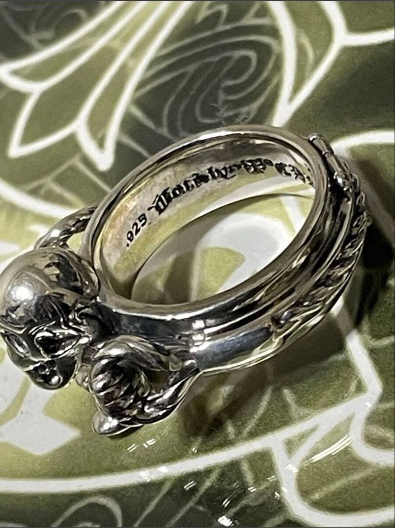 クロムハーツフォティハリスティーターケーブルリング14号シルバー925