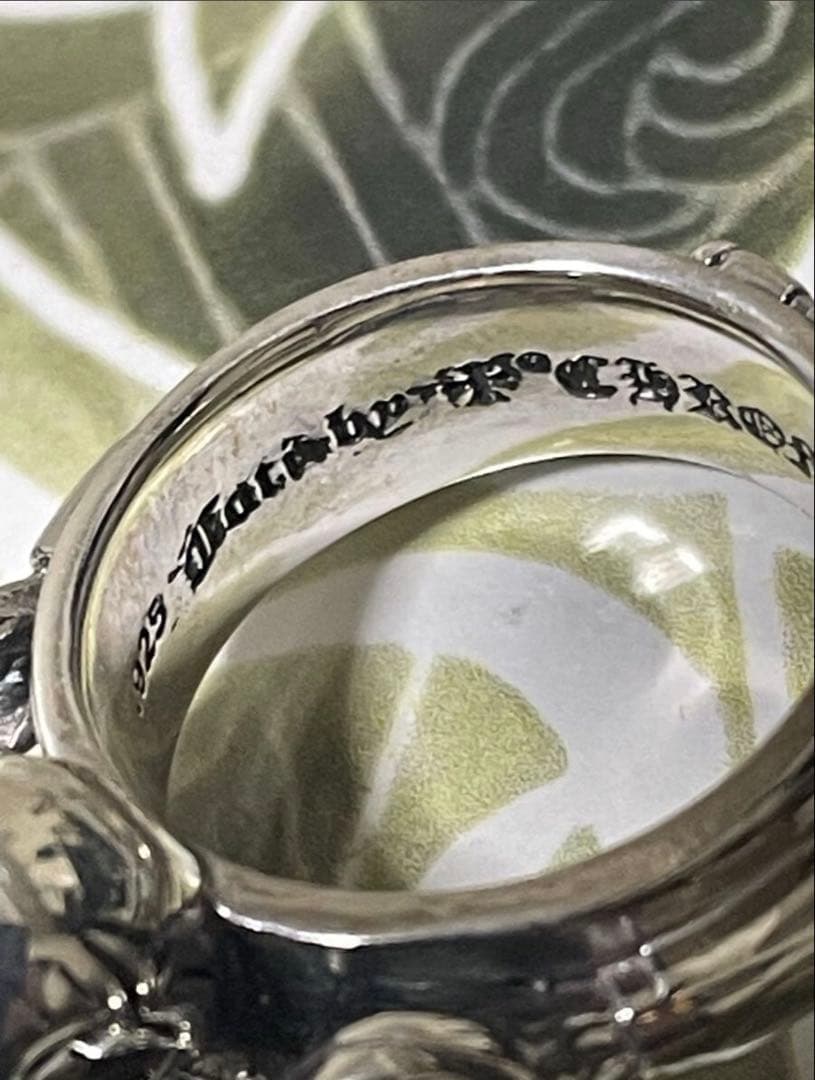 クロムハーツフォティハリスティーターケーブルリング14号シルバー925