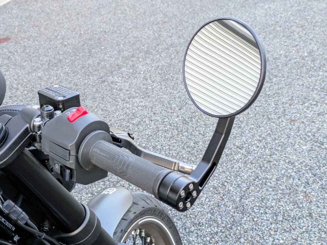 ハスクバーナ ヴィットピレン401専用 カーボン バーエンドミラー新品未使用